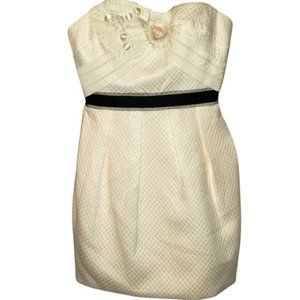 BCBG Maxazria Strapless Mini Dress With Pockets Size 2